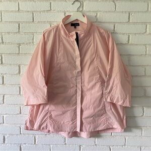 Sun Kim Boston Jacket Pink Lightweight Packable ME504 Women’s Size Large